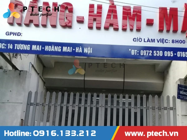 Hệ thống xử lý nước thải Phòng khám Răng - Hàm - Mặt