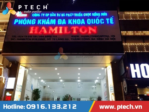 Ptech thi công hệ thống xử lý nước thải Phòng khám đa khoa quốc tế Hamilton