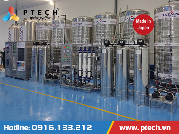 Lắp đặt nhà máy sản xuất nước ion kiềm giàu hydro Tazawa- Phú Quốc